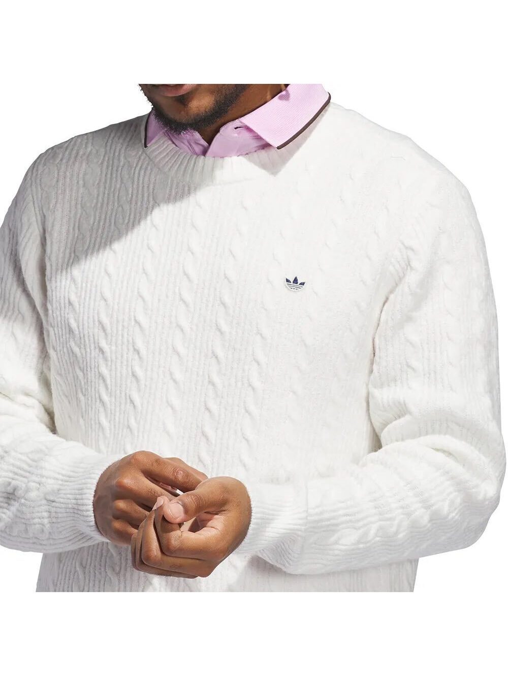 NWT New adidas Originals Cableknit Sweater - XL